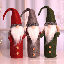 New Christmas Decoration Creative Rudolf Wine Gift Box Christmas Wine Bottle Bag Champagne Bottle Set Decoration Supplies